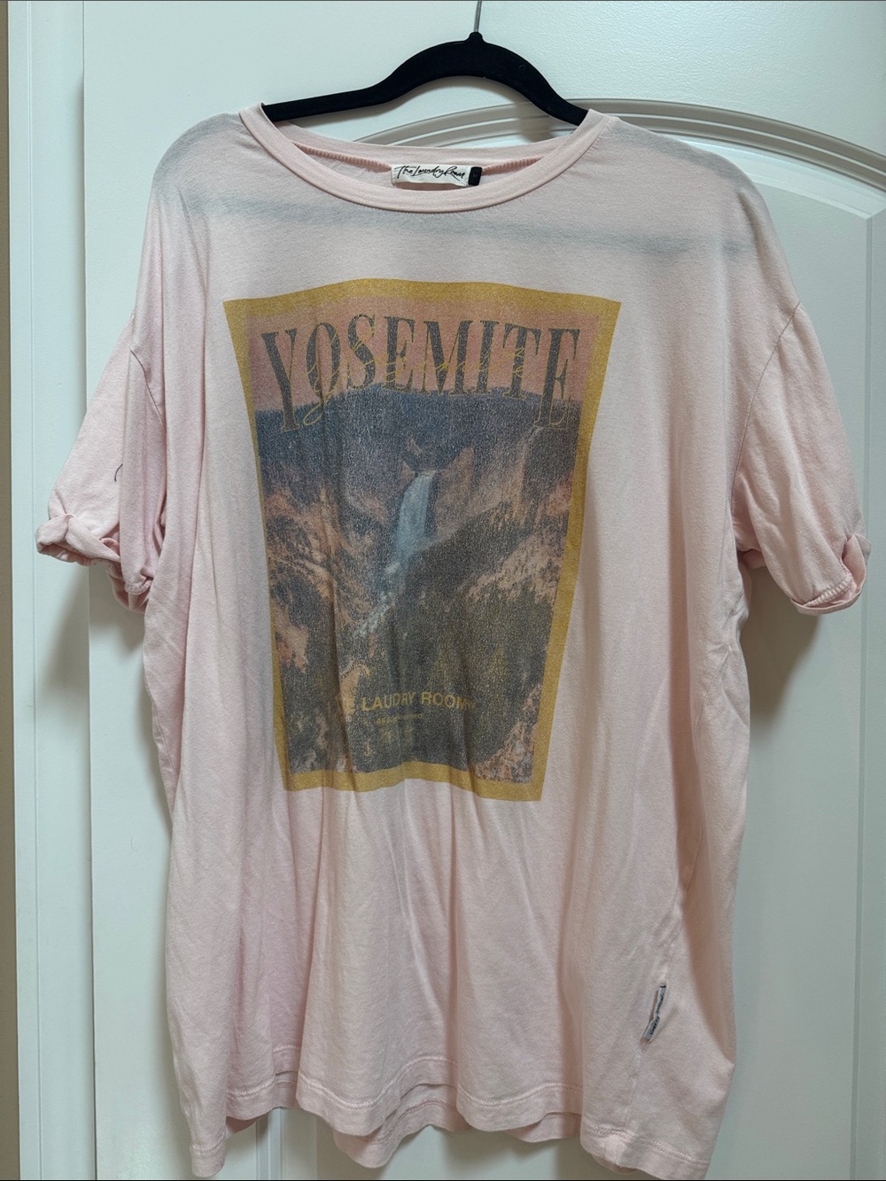 Yosemite Graphic Tee - Light Pink Women’s Top